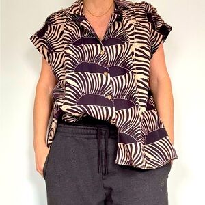 Free People Short Sleeve Shirt